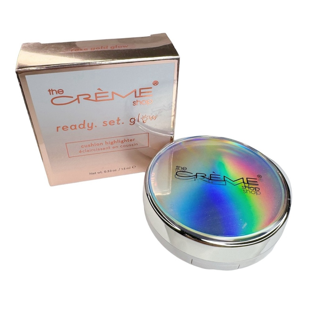 The Creme Shop Ready Set Glow Cushion Highlighter - Rose Gold Glow